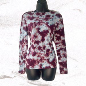 Juniors Tie Dye Long sleeve Top - L